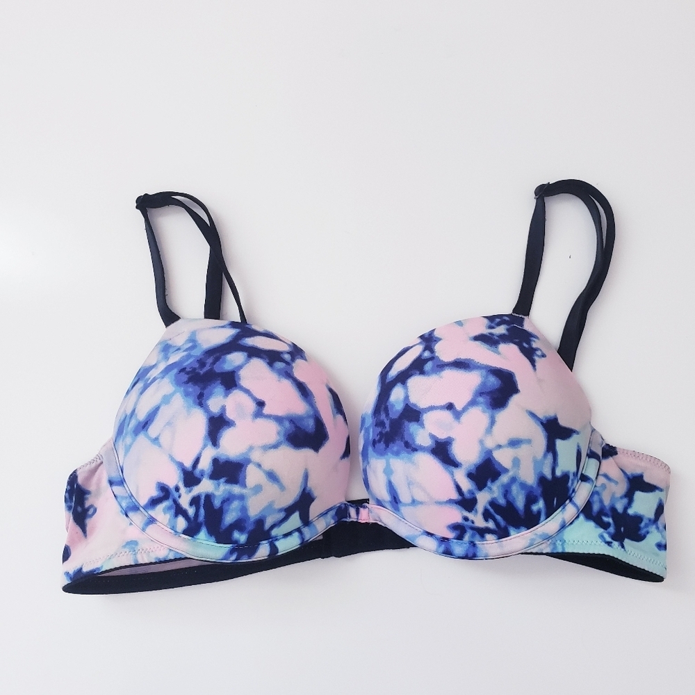 PINK Victoria's Secret Tie Dye Pushup Bra